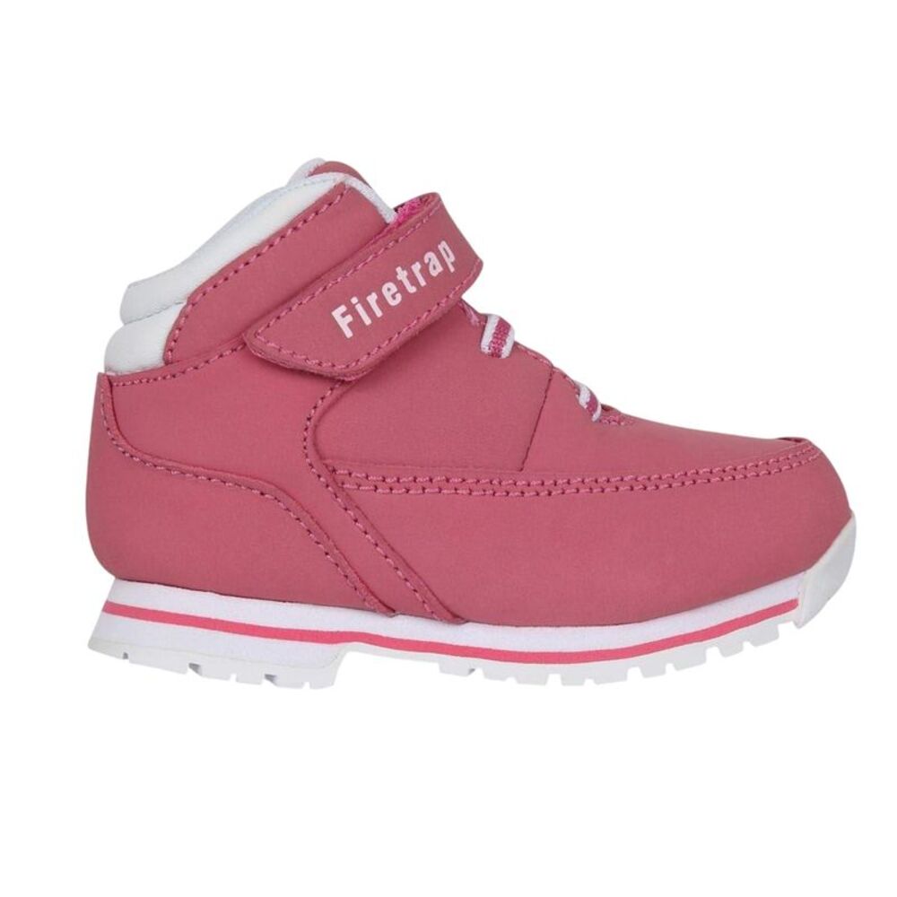Firetrap Baby Rhino Leather Boots / Pink/White